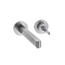 Hansgrohe Axor Steel Einhebel-Waschtischmischer Unterputz mit Rosetten und Auslauf 161 mm Wandmontage DN15 Badarmaturen Waschtische / Waschplätze