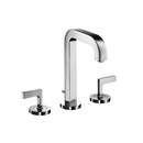 Axor Citterio 3-Hole Basin Mixer with lever handles and spout 140mm DN15 Hansgrohe