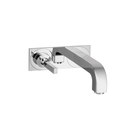 Axor Citterio Single Lever Basin Mixer for concealed installation with plate and spout 165mm wall mounting DN15 Hansgrohe