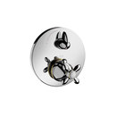 Hansgrohe Axor Carlton thermostatic mixer for concealed installation with shut-off valve and cross handle Bathrooms taps Shower