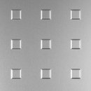 Fractal Square | 29 Aluminium Blech Material: Metall Wandpaneele