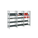 Lustrum Littbus Steel / Single sided 374x1404 mm Bibliothek / Lesesaal Büromöbel / Arbeitsplätze