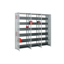 Lustrum Littbus Perforated Steel / Double sided 542x2044 mm Arredi per uffici / postazioni di lavoro Biblioteche / sale di lettura