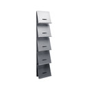 Round 20 Wall panel brochure holder Cascando