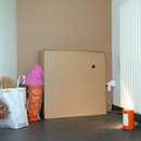 Cardboard Suite Clochard [installation] zhdk / Departement Design