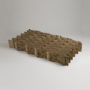zhdk / Departement Design Cardboard bed [prototype] Letti / Mobili per la camera da letto