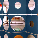 Nola Star Nola Star pattern peephole Raumteiler / Paravents Raumtrennsysteme Sonnenschutz / Sichtschutz Trennwandsysteme / Raumteilsysteme Wandbehänge / Draperien