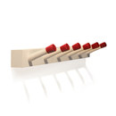 Moormann Rechenbeispiel hook rail 6 Guardarropas / vestíbulos Percheros