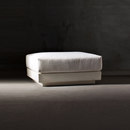 Serralunga Divano One Collection Gartenhocker / -poufs Lounge: Poufs / Hocker Loungebereich / Wartebereich Sessel / Sofas / Poufs Wohnzimmer: Polsterhocker / Sitzsäcke