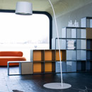 q68_Raumteiler_gold cubric_deep orange qubing.de