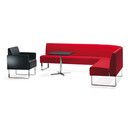Materia Monolite corner sofa Espace lounge / Espace d'attente Fauteuils / Sofas / Poufs Mobilier espaces d'attente / d'accueil