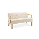 Materia Robust 2-seater sofa Espace lounge / Espace d'attente Fauteuils / Sofas / Poufs Mobilier espaces d'attente / d'accueil