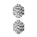 Verpan Spiral SP2 Silver | Hanging lamp Luminaires suspendus
