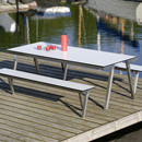 Hans Hansen H 840 VA table multifonctionnel Tables de jardin Tables de salle à manger / de console