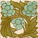 Golem GmbH Jugendstil Wandfliese F48 Wandfliesen