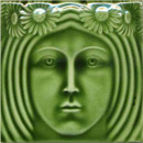 Golem GmbH Jugendstil Wandfliese F43a.11 Wandfliesen