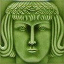 Golem GmbH Jugendstil Wandfliese F43b.11 Wandfliesen