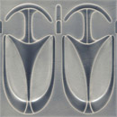 Golem GmbH Jugendstil Wandfliese F75 Wandfliesen