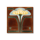 Golem GmbH Jugendstil Wandfliese F26.V6 Wandfliesen