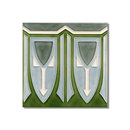 Golem GmbH Jugendstil Wandfliese F56 Wandfliesen