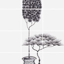 Ceramica Bardelli Cuban Black 4 60x120cm Material: Ceramic Wall art / Murals Wall tiles