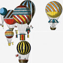 Ceramica Bardelli Mongolfiere 13x13cm Azulejos de pared Material: cerámica