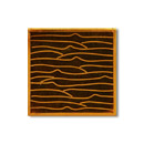 Pleats gold amber 5x5 Ann Sacks