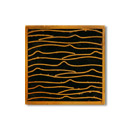 Pleats gold black 5x5 Ann Sacks
