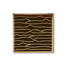Pleats nickel amber 5x5 Ann Sacks