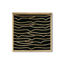 Pleats nickel black 5x5 Ann Sacks