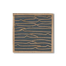 Pleats nickel slate blue 5x5 Ann Sacks