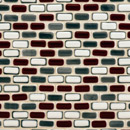 Ann Sacks Mini quilt rectangles glass mosaic Glass: mosaics Material: Glass Wall mosaics