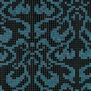 Bisazza Damasco Opale mosaic Mosaïques Mosaïques murales Sols en verre Verre Verre: mosaïques