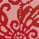 Bisazza Embroidery Red mosaic Glass Glass flooring Mosaics Wall mosaics