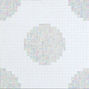 Bisazza Pois Bianchi mosaic Glas Glas: Mosaike Glasböden Mosaike Wandmosaike