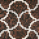 Bisazza Liaisons Marrone mosaic Mosaïques Mosaïques murales Sols en verre Verre Verre: mosaïques