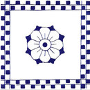 Giovanni De Maio Melinda Blu 20x20 Carrelage mural