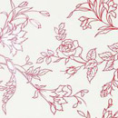 Ceramiche Settecento Chinoise Rosso su Bianco 31.9x96cm Ceramic Wall tiles