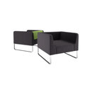 Trim armchair naughtone