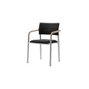 Wiesner-Hager aluform_3 Stapelstuhl mit Armlehne Buche Büro- / Objektsitzmöbel Gastronomie / Kantine Klinik / Krankenhaus Konferenz / Seminar / Besprechung Mehrzweckbereich