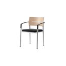 Wiesner-Hager aluform_3 Stapelstuhl mit Armlehne Kunst Büro- / Objektsitzmöbel Büromöbel / Arbeitsplätze Gastronomie / Kantine Klinik / Krankenhaus Konferenz / Seminar / Besprechung Mehrzweckbereich