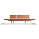 Andreu World Trienal BC 7004 Flughafen / Schiffsterminal Loungebereich / Wartebereich Warte- / Empfangsmöbel Wartebereich: Traversenbänke