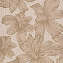 Satin Decoro Fleures Beige Tile Refin