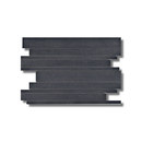 Satin Mosaico Satin Noir Tile Refin
