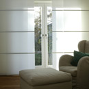 Wood & Washi Panel Shades white