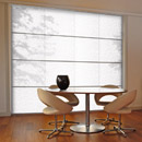 Wood & Washi Panel Shades Awayuki Flächenvorhangsysteme Sonnenschutz / Sichtschutz