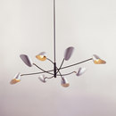 David Weeks Studio Aluminum Bullet Chandelier No 403 Lampadari a candelabro / a corona Lampade a sospensione
