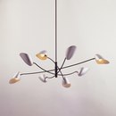 David Weeks Studio Aluminum Bullet Chandelier No. 403 Lüster / Kronleuchter Pendelleuchten
