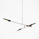 David Weeks Studio Sarus Chandelier No 428, 2 tiers Lampadari a candelabro / a corona Lampade a sospensione