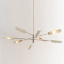 David Weeks Studio Torroja Cross No. 425, 4 Tier Lüster / Kronleuchter Pendelleuchten